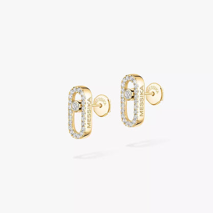 [Vera  Jewelry]Move Uno Diamond Earrings