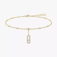 [Vera Jewelry] Move Uno pavé ankle bracelet
