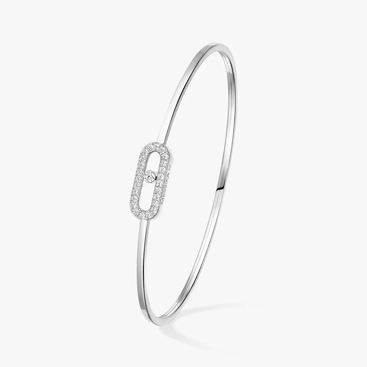 [Vera  Jewelry]Move Uno pavé flex bangle medium