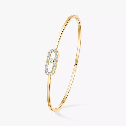 [Vera  Jewelry]Move Uno pavé flex bangle medium