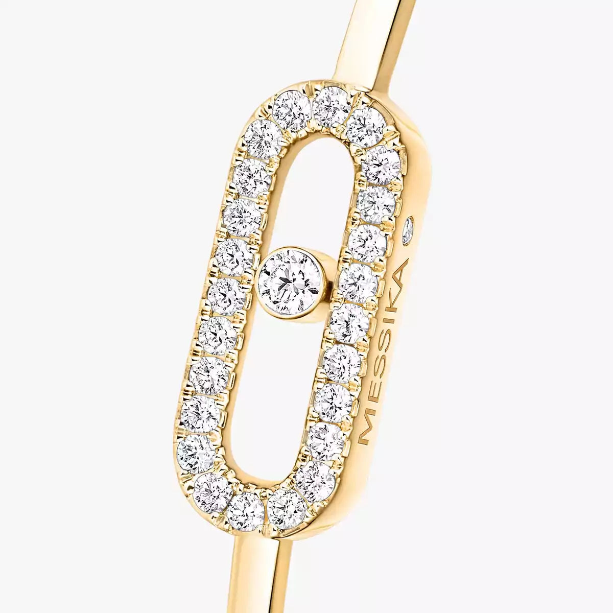 [Vera  Jewelry]Move Uno pavé flex bangle medium