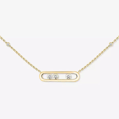 [Vera Jewelry] ベビー ムーブ ゴールド ダイヤモンド ネックレス