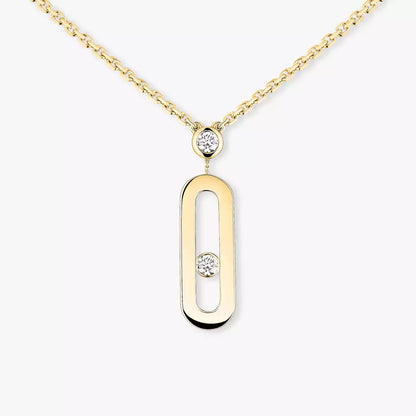 [Vera  Jewelry] Move Uno Gold Diamond Long Necklace
