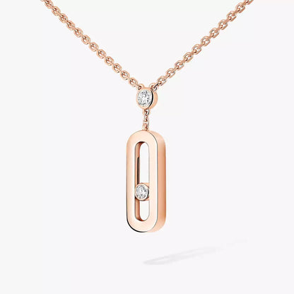 [Vera  Jewelry] Move Uno Gold Diamond Long Necklace