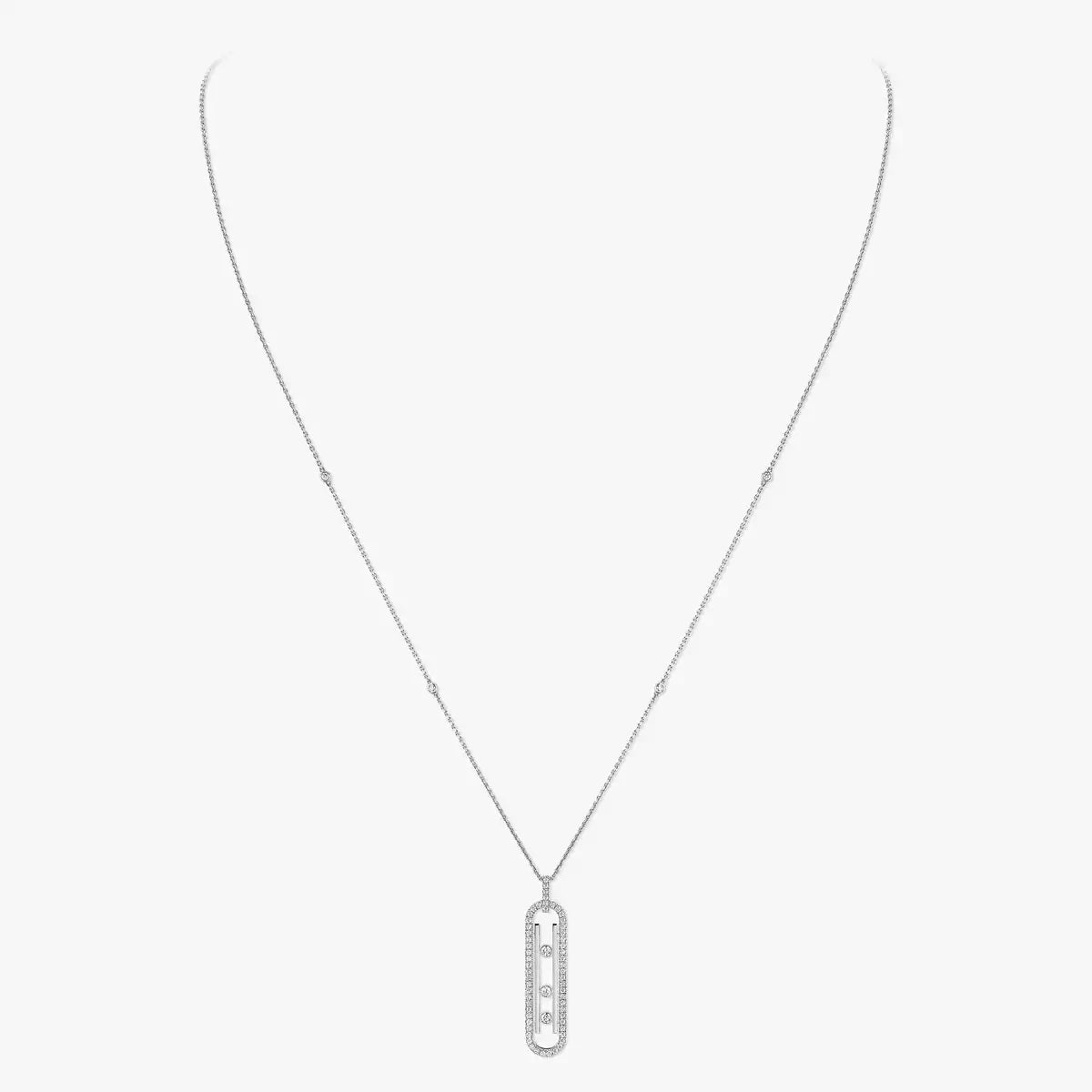 [Vera  Jewelry]Diamond Necklace Move 10Th