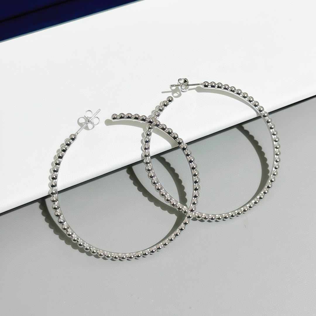 [Vera  Jewelry] SMOOTH BEAD STUD EARRINGS
