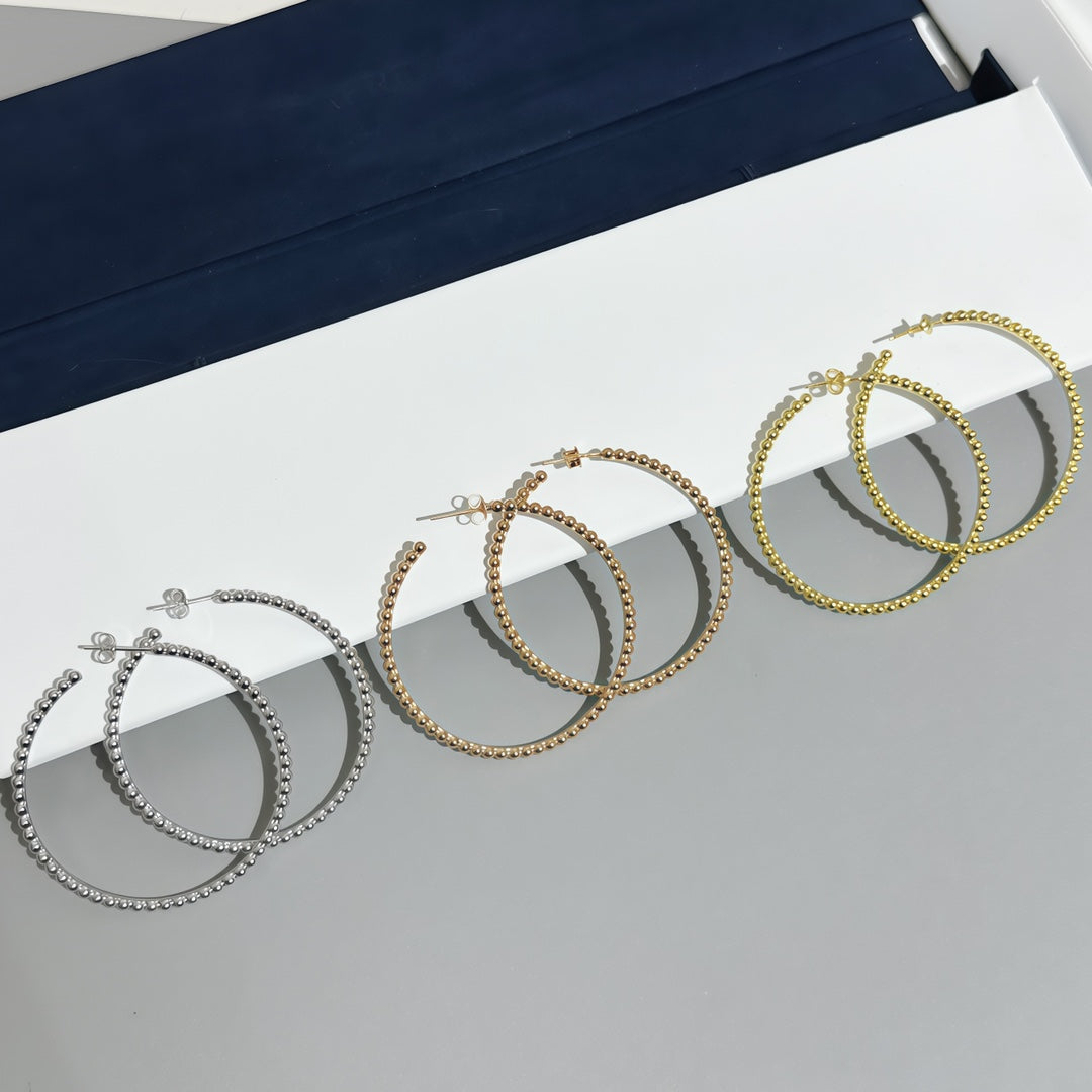 [Vera  Jewelry] SMOOTH BEAD STUD EARRINGS