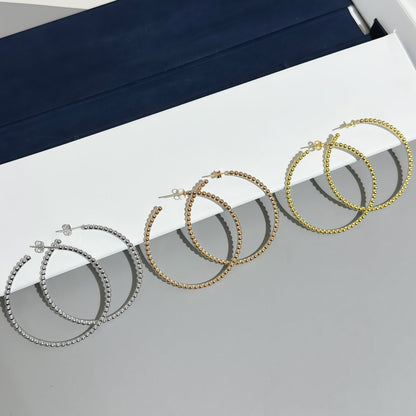 [Vera  Jewelry] SMOOTH BEAD STUD EARRINGS