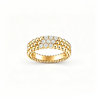 [Vera Jewelry] THREE-ROW DIAMOND RING