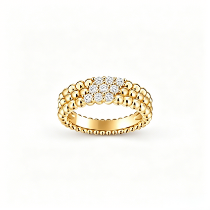 {
  "Vera Jewelry": "ヴェラ・ジュエリー",
  "THREE-ROW DIAMOND RING": "スリーロウ ダイヤモンドリング"
}