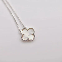 [Vera Jewelry]CLOVER  15MM WHITE MOTHER-OF-PEARL SILVER