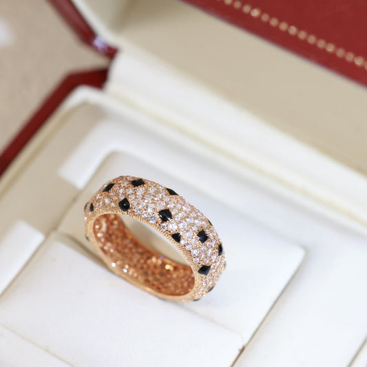 [Vera Jewelry]PANTHÈRE-RING MIT VOLLBESATZ AN DIAMANTEN