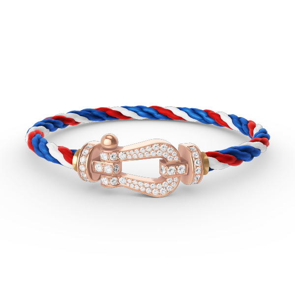 [Vera Jewelry]FORCE LARGE HORSESHOE FULL DIAMOND BRACELET ROSE GOLD
