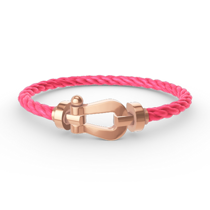 [Vera  Jewelry]FORCE LARGE HORSESHOE NO DIAMOND BRACELET ROSE GOLD