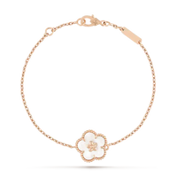[Vera Jewelry] GLÜCKLICHES WEISSES PFLAUMENBLÜTENARMBAND
