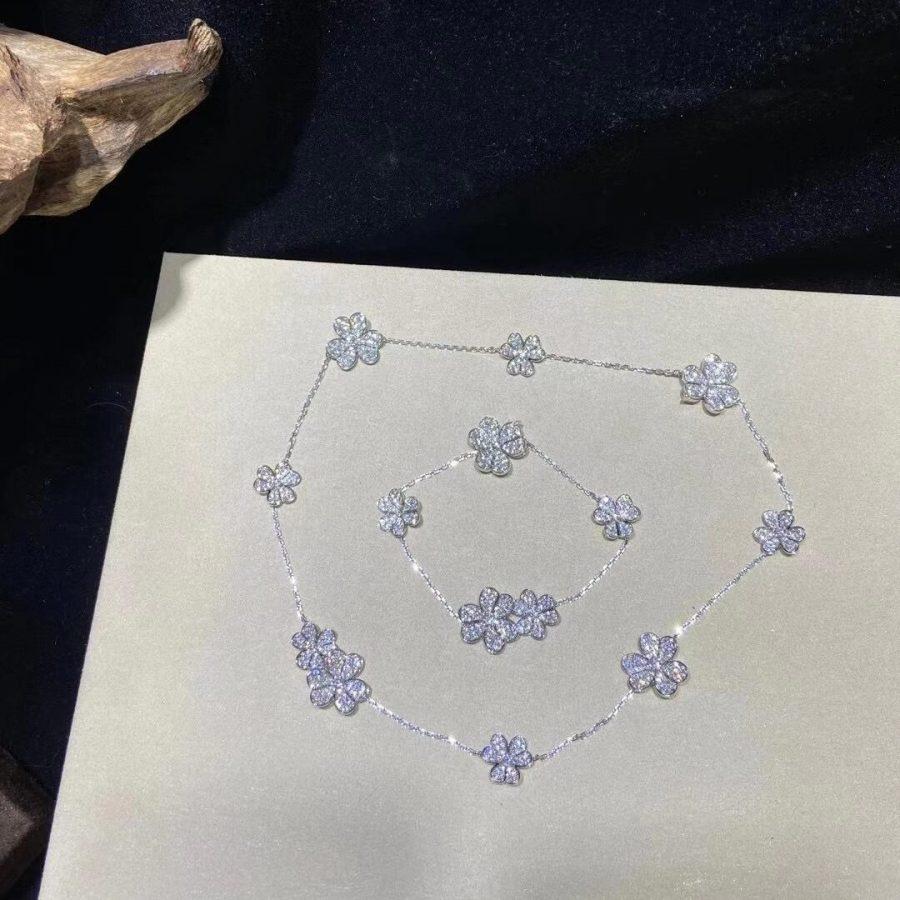 [Vera Jewelry]FRIVOLE SILVER 5 FLOWERS BRACELET