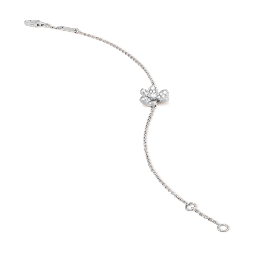 [Vera Jewelry]FRIVOLE SILVER FLOWER DIAMOND BRACELET
