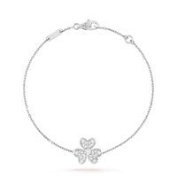 [Vera Jewelry]FRIVOLE SILVER FLOWER DIAMOND BRACELET