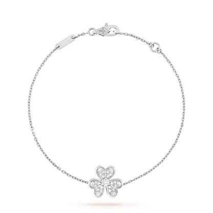 [Vera Jewelry]FRIVOLE SILVER FLOWER DIAMOND BRACELET