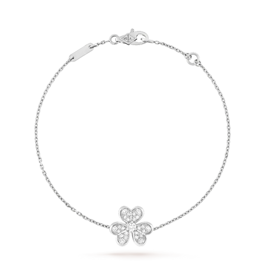 [Vera Jewelry]FRIVOLE SILVER FLOWER DIAMOND BRACELET