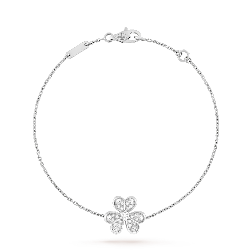 [Vera  Jewelry]FRIVOLE SILVER FLOWER DIAMOND BRACELET
