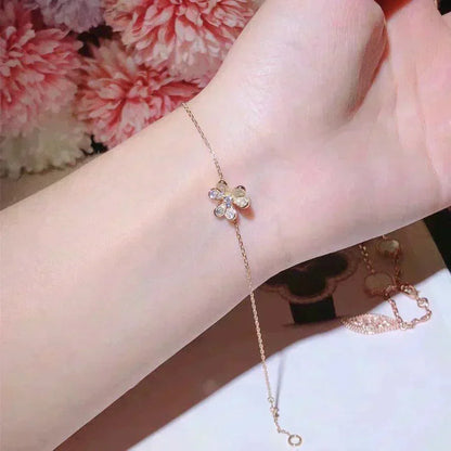 [Vera Jewelry]FRIVOLE GOLD FLOWER DIAMOND BRACELET