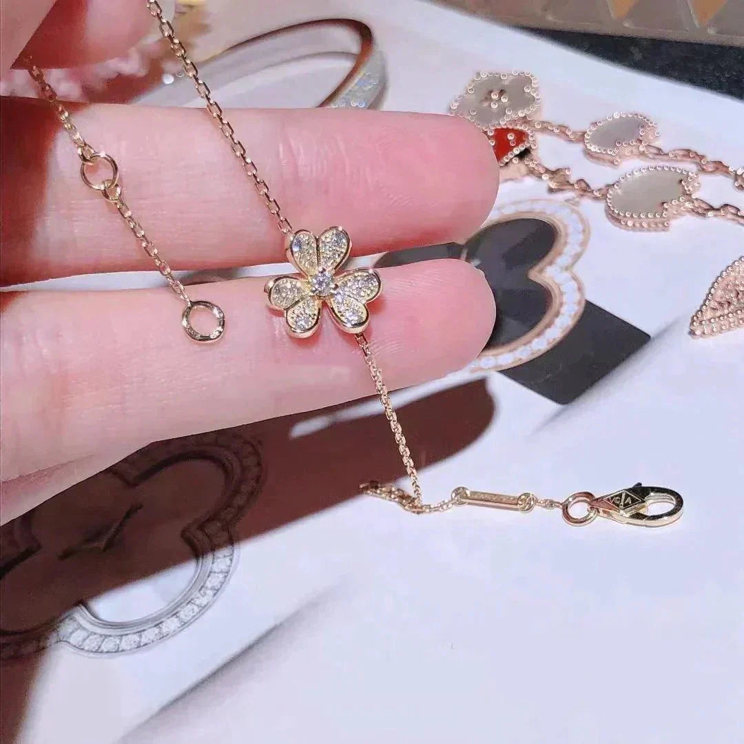 [Vera Jewelry]FRIVOLE GOLD FLOWER DIAMOND BRACELET