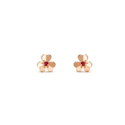 [Vera  Jewelry]FRIVOLE  FLOWER PINK EARRINGS