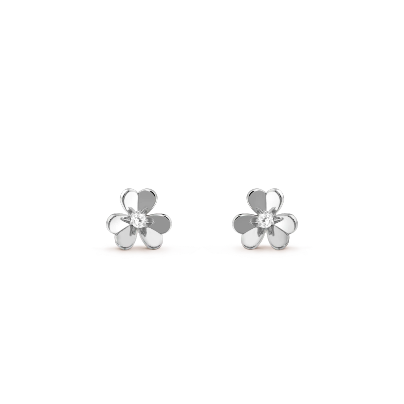 [Vera Jewelry]FRIVOLE MINI SILVER FLOWER EARRINGS