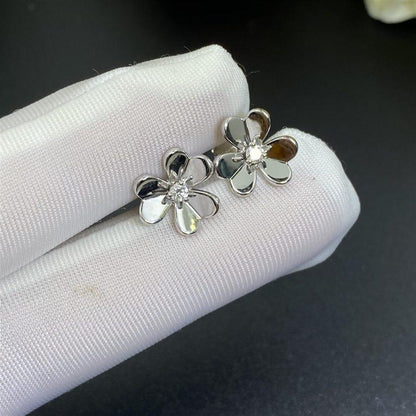 [Vera Jewelry]FRIVOLE MINI SILVER FLOWER EARRINGS