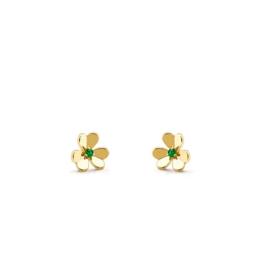 [Vera  Jewelry]FRIVOLE  FLOWER MALACHITE EARRINGS