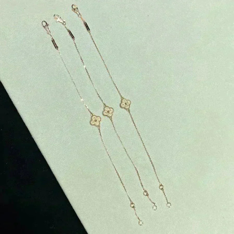 [Vera Jewelry]CLOVER SINGLE FLOWER BRACELET