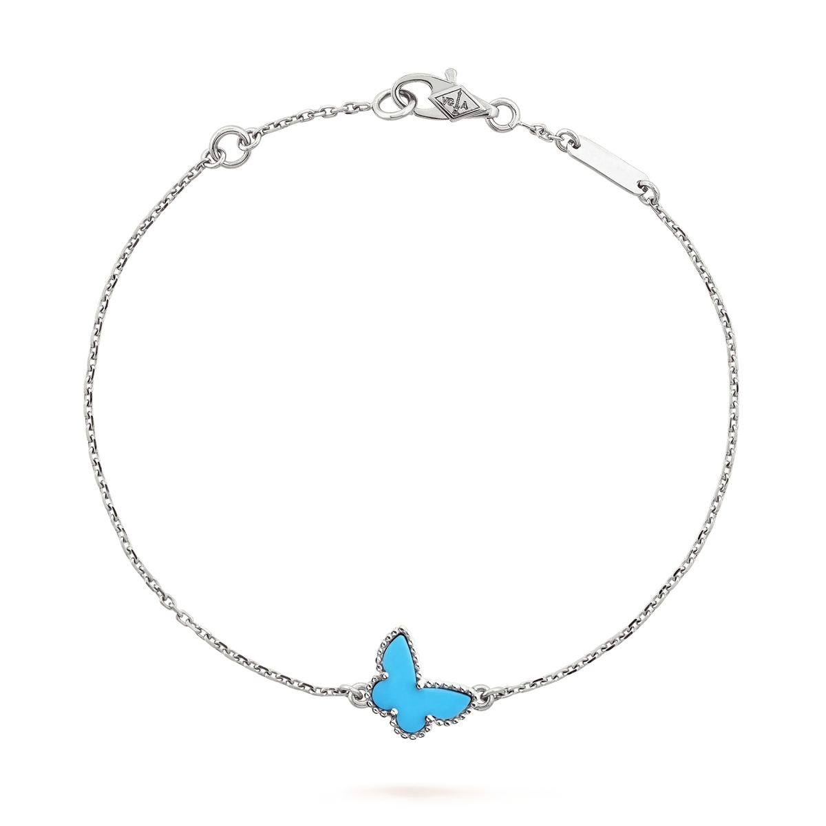 [Vera Jewelry]BUTTERFLY TURQUOISE BUTTERFLY BRACELET SILVER