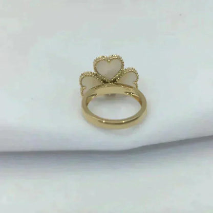 [Vera Jewelry]SWEET CLOVER WHITE MOP RING