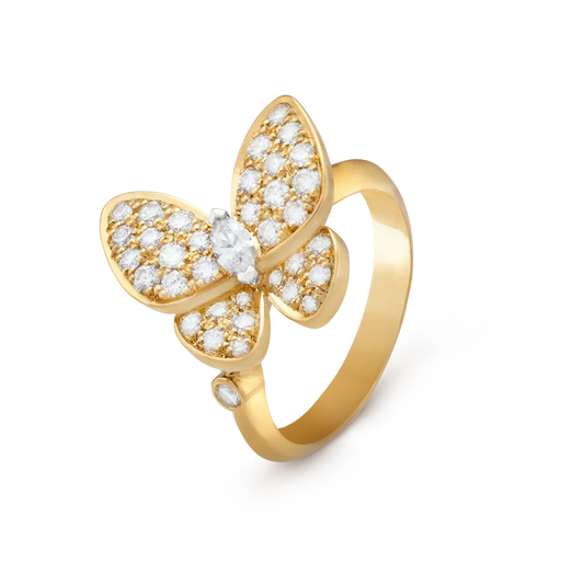 [Vera  Jewelry]BUTTERFLY DIAMOND RING