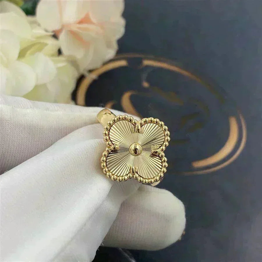 [Vera  Jewelry]CLOVER GOLD RING