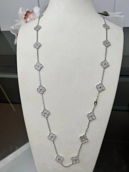 [Vera Jewelry]CLOVER 20 MOTIFS DIAMOND SILVER