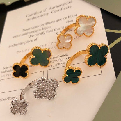 [Vera Jewelry]CLOVER BETWEEN THE FINGER RING