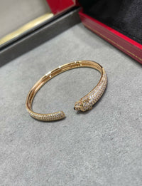 [Vera Jewelry]PANTHERE FULL DIAMOND OPEN BRACELET