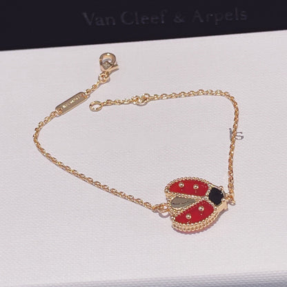 [Vera Jewelry]LUCKY SPRING 1 MOTIF PINK GOLD BRACELET