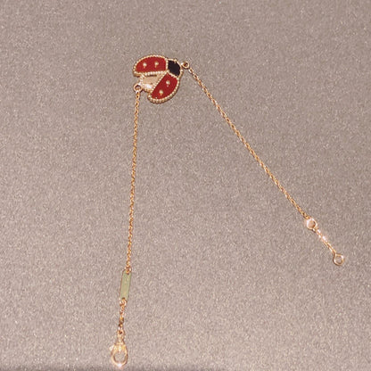 [Vera Jewelry]LUCKY SPRING 1 MOTIF PINK GOLD BRACELET