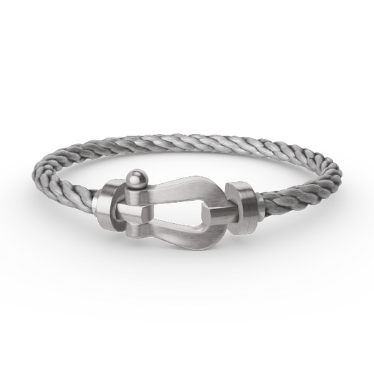 [Vera Jewelry]FORCE LARGE HORSESHOE NO DIAMOND BRACELET SILVER