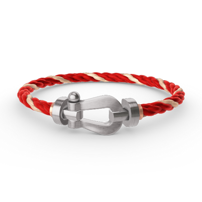 [Vera  Jewelry]FORCE LARGE HORSESHOE NO DIAMOND BRACELET SILVER