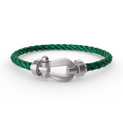 [Vera Jewelry]FORCE LARGE HORSESHOE NO DIAMOND BRACELET SILVER