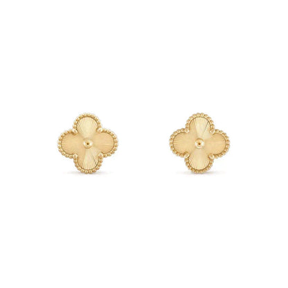 [Vera  Jewelry]CLOVER MEDIUM 1 MOTIFS LASER EARRINGS