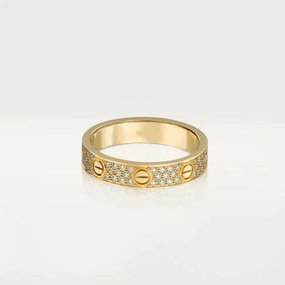 [Vera  Jewelry]LOVE RING 3.6MM DIAMOND PAVED