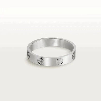 [Vera  Jewelry]LOVE RING 4MM 1 DIAMOND SILVER
