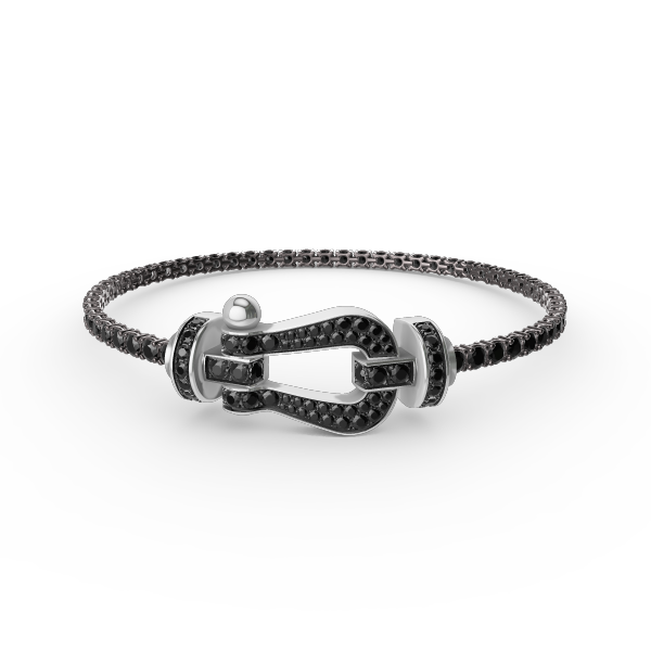 [Vera Jewelry]FORCE  LARGE HORSESHOE FULL DIAMOND TENNIS BRACELET